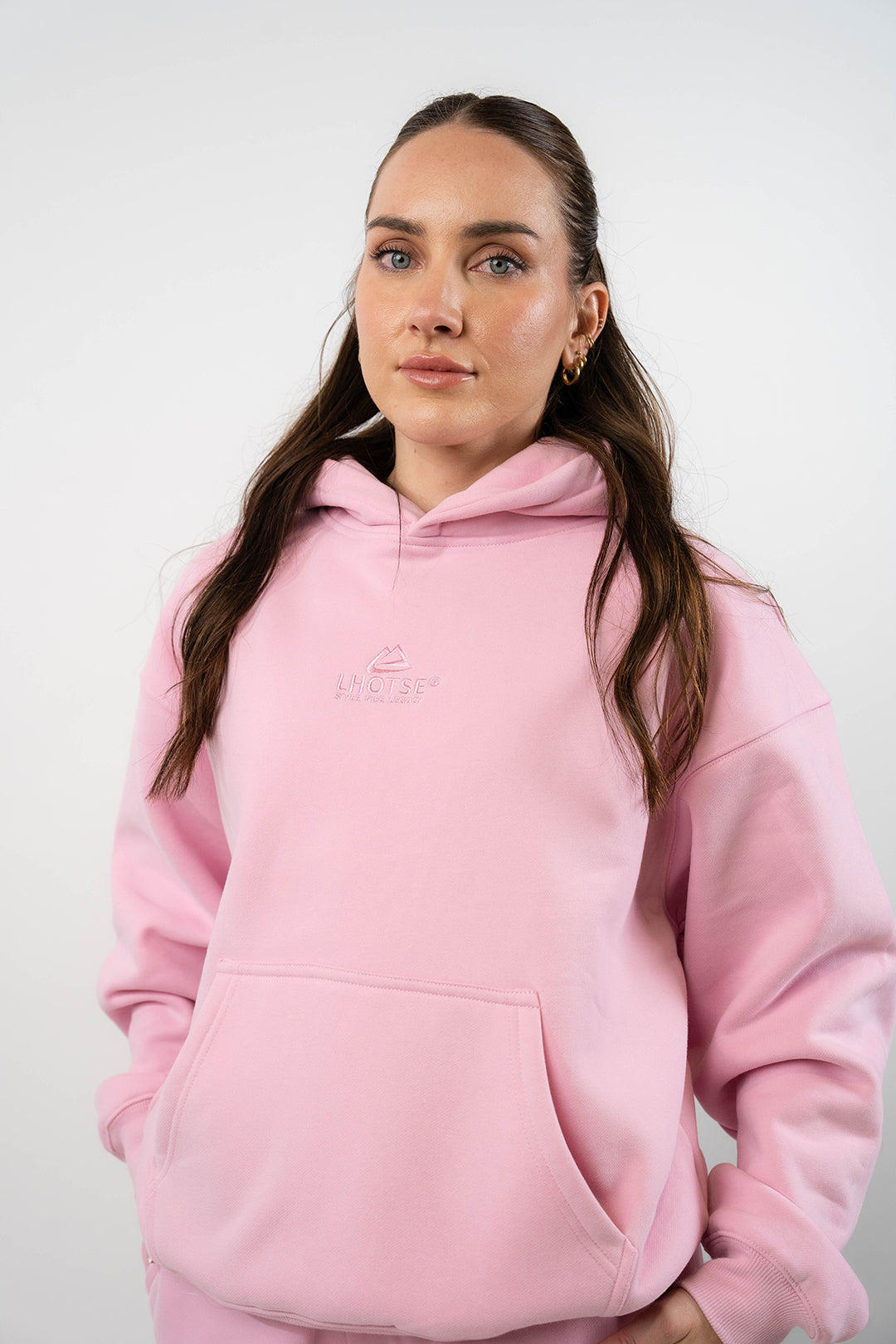 The Elevation Club Hoodie - Baby Pink