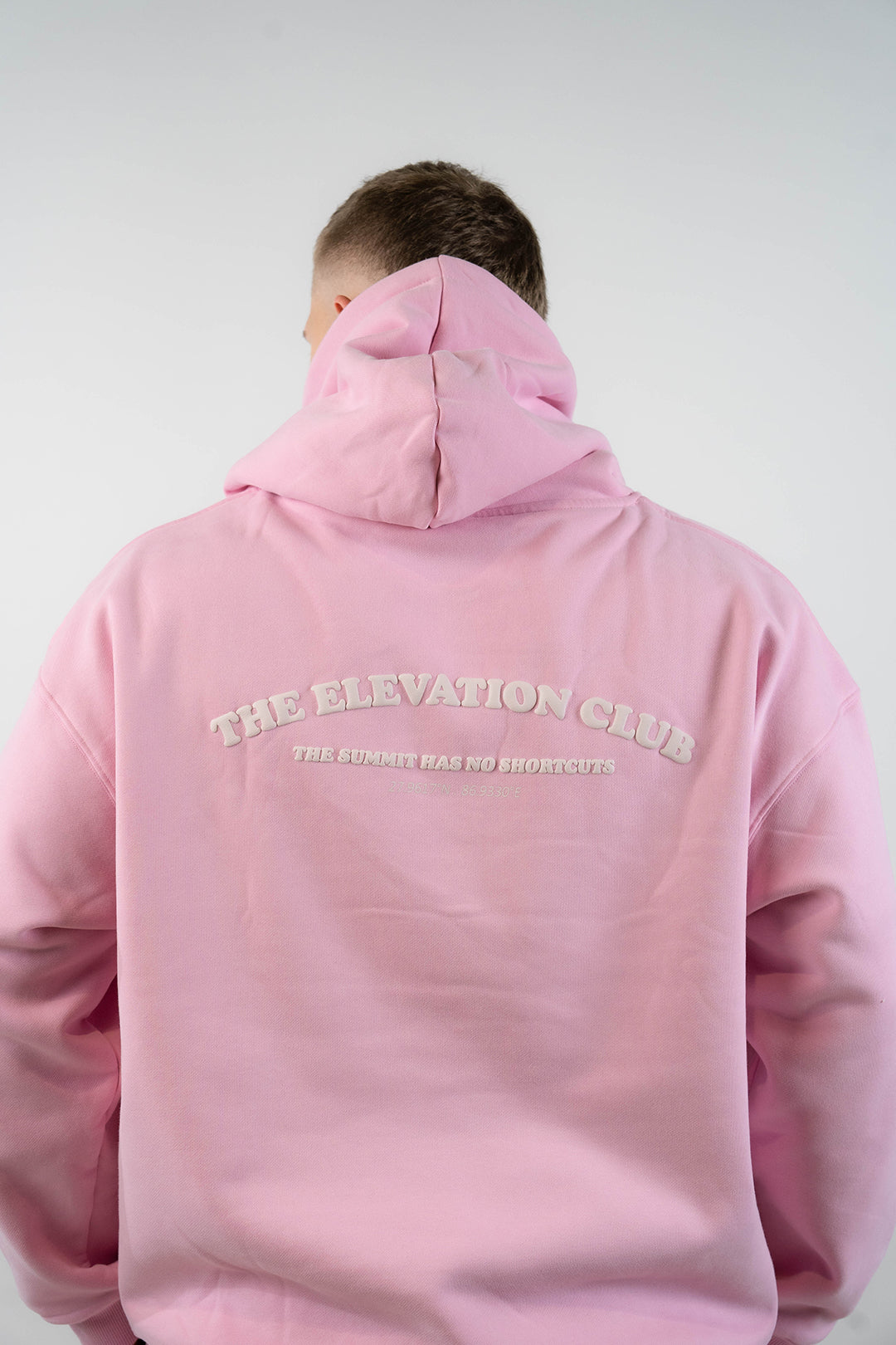 The Elevation Club Hoodie - Baby Pink