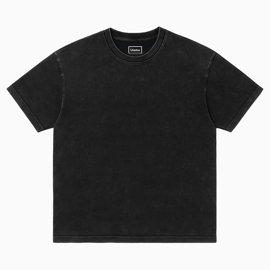 Lhotse Oversized 100% Cotton Acid Wash T-Shirt
