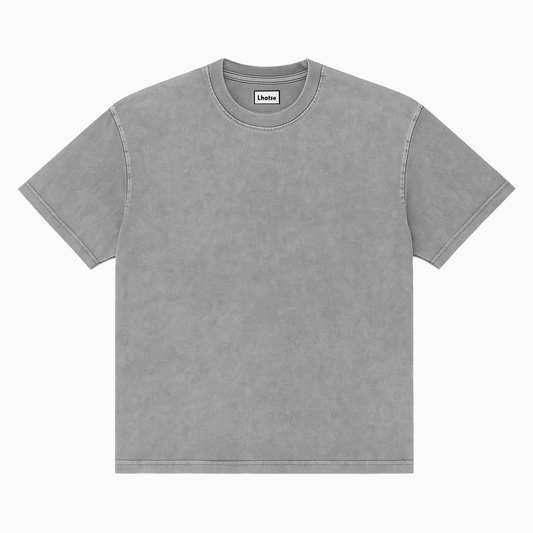 Lhotse Oversized 100% Cotton Acid Wash T-Shirt
