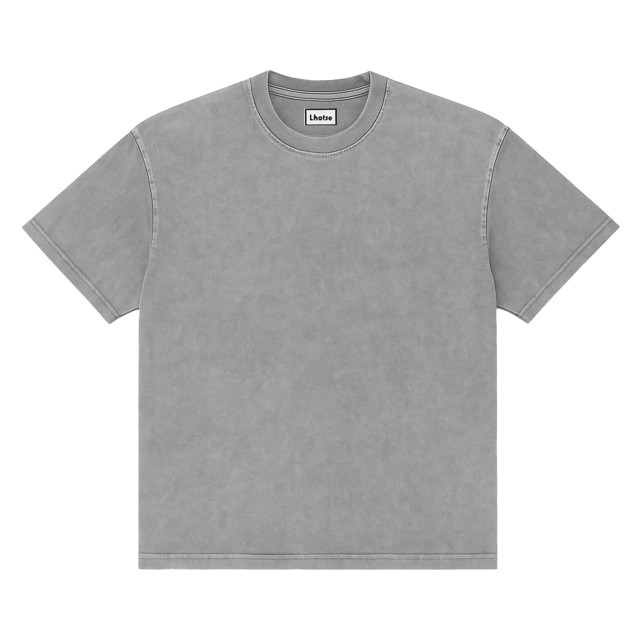 Gray t-shirt on a white background