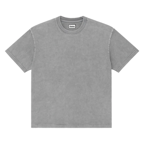 Gray t-shirt on a white background