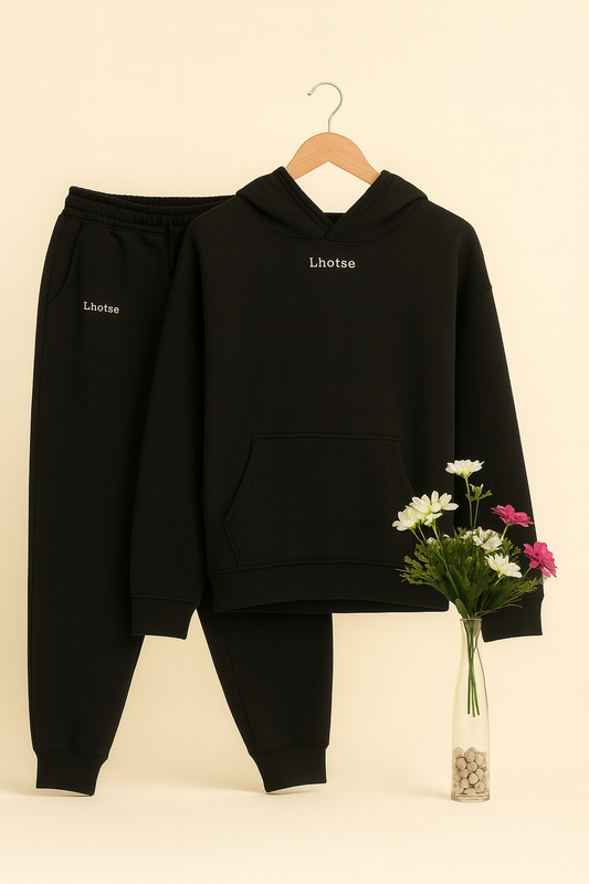 Oversized Sierra Edition streetwear hoodie and pants set by Lhotse Australia