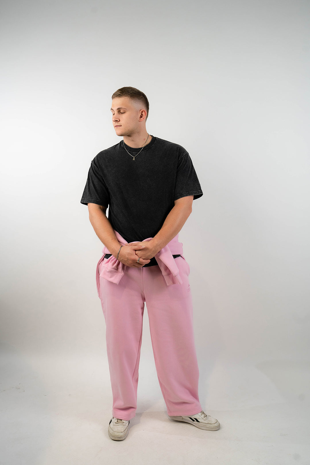 Essential washed T-Shirt - Black
